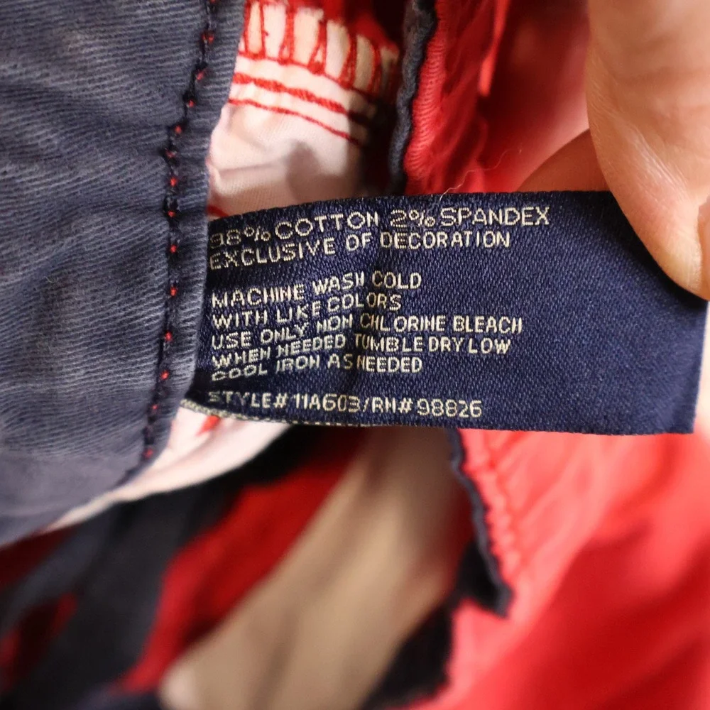 US Polo Assn Mens M Shorts Red Activate Stretch Elastic Waist 11A603